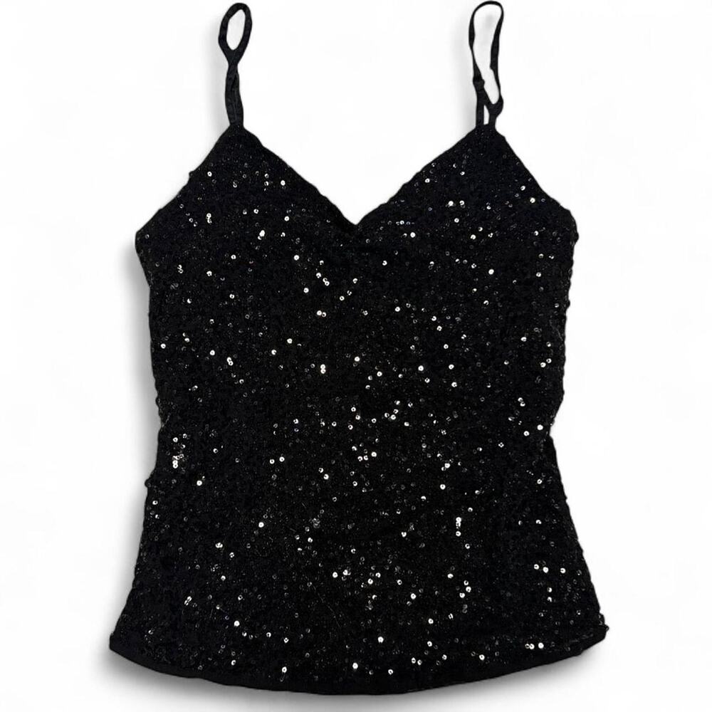 The limited black sequin cami